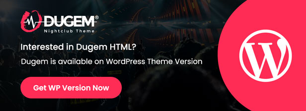 Dugem | Dance Night Club HTML Template - 1