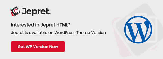 Jepret | Modern Photography HTML Template - 1