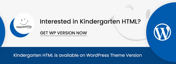 Kindergarten HTML template - 1