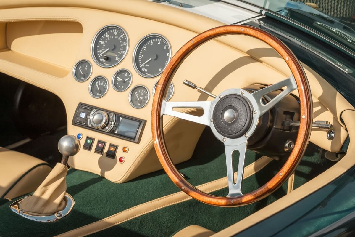 A Classic Sports Car Interior