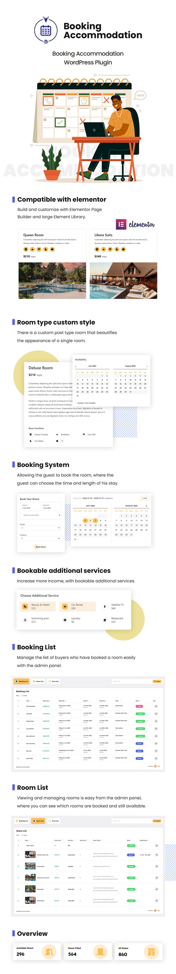 Booking Accommodation - Hotel & Accommodations Plugin - 4